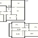 Дом отдыха 6 Person In Ansager